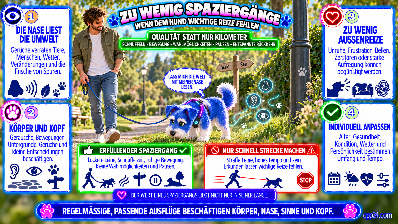 cpp24.com, Zu wenig SpaziergÀnge, cpp24,